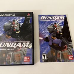 Mobile Suit Gundam: Journey to Jaburo (PS2) - CASE & MANUAL ONLY - No Disc