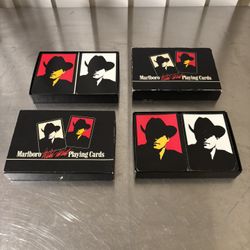 Vintage Marlboro Wild West Playing Cards