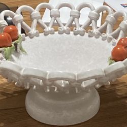 Vintage Italian‑Style Ceramic Fruit Bowl – Limited Edition 68/120