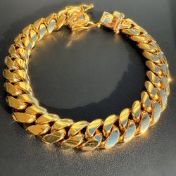 10k solid Yellow Gold Big boy VIP Brand new Cuban link 8.75” 97.8 grams 13mm