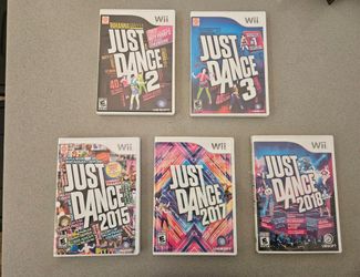 Five Just Dance Games Nintendo Wii