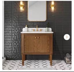 36” Marble Vanity Bathroom