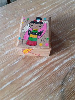Hand painted Japanese boxes