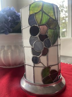 Wine Country Inspired Mosaic Candle Holder