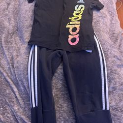 Kids Adidas Shirt And Pants Set 