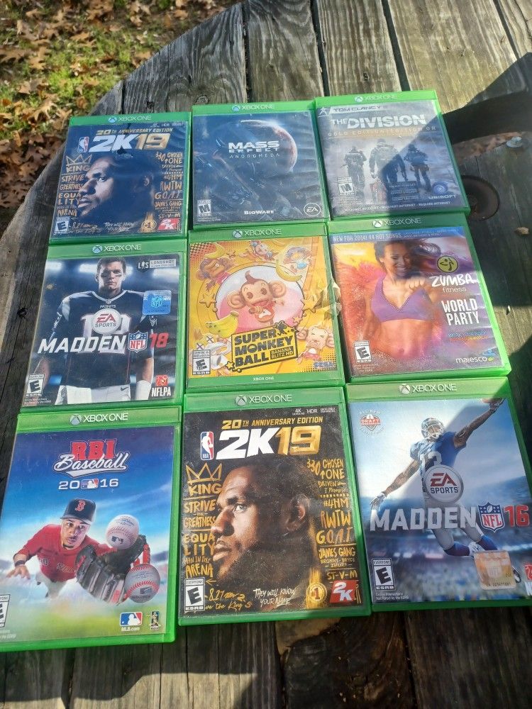XBOX ONE GAMES $5 - $25 EACH FINAL PRICE SEE 👀 ALL PICTURES 