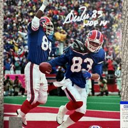 Andre Reed Signed Autograph 8x10 Photo With PSA Coa - Buffalo Bills 