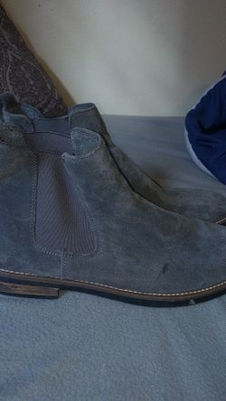 Grey Chelsea Boots