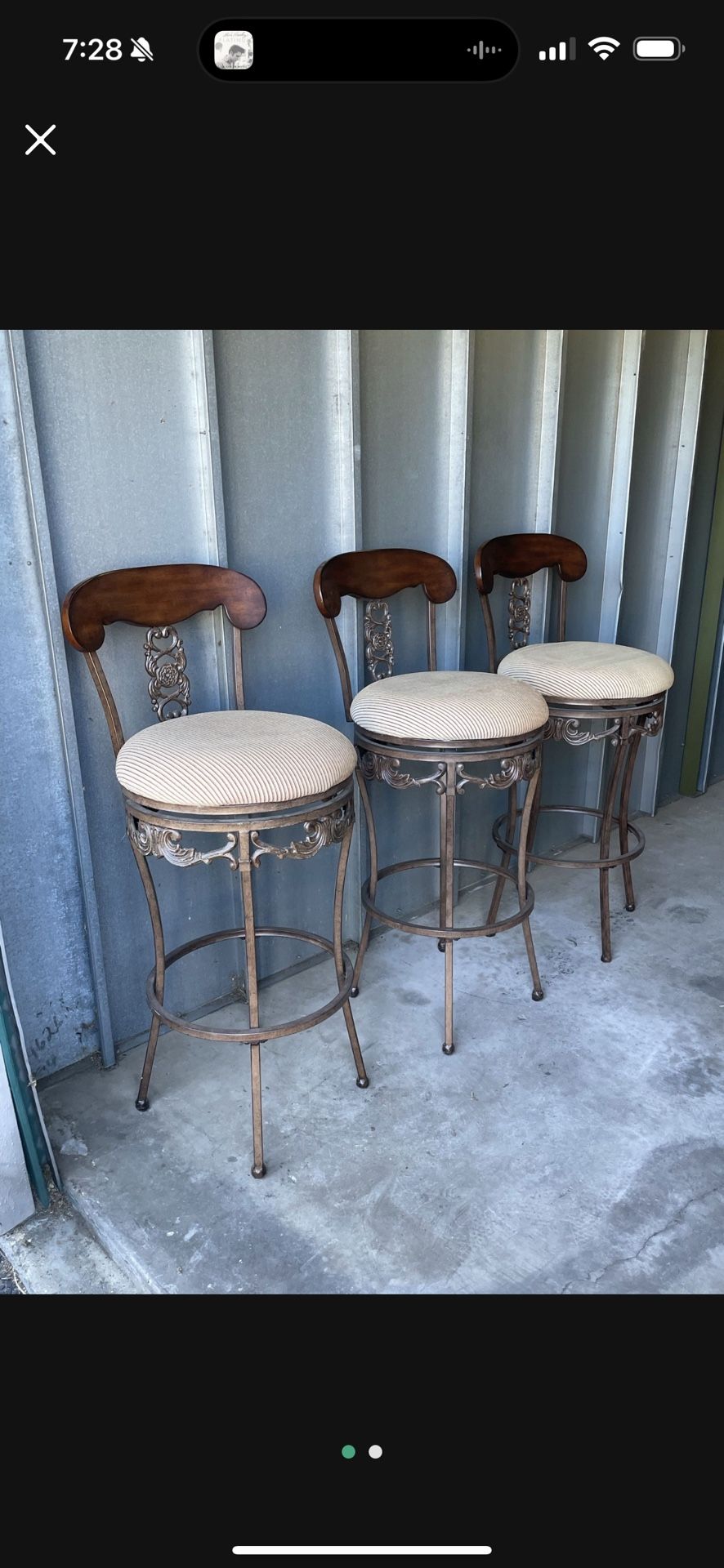 Set Of 3 Bar Stools