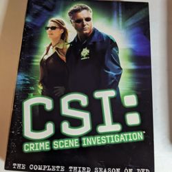 CSI Crime Scene Investigation The Complete Third Season On DVD Info Below 