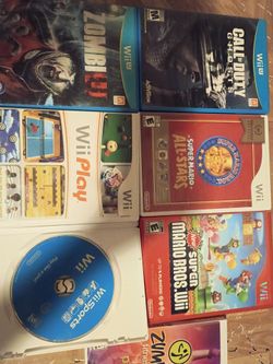 Wii/Wii U game lot