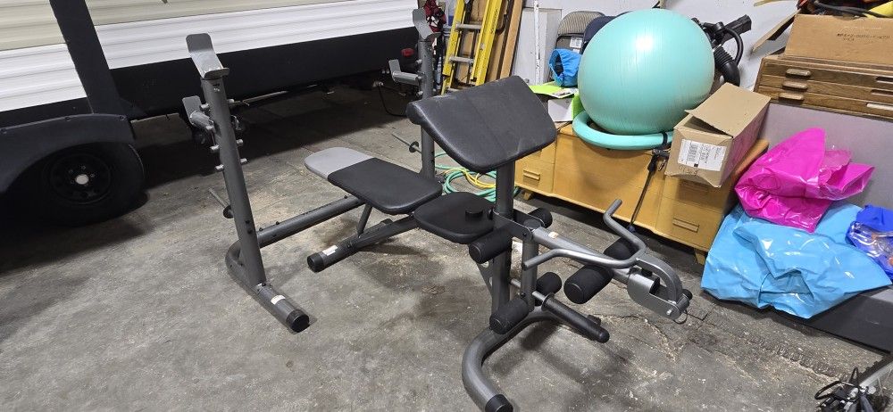 Weider Weight Bench And Rack