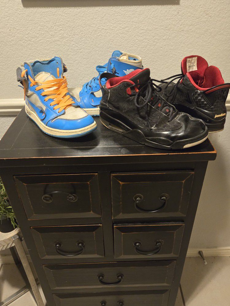Air Jordan's Size 8.5 And 9
