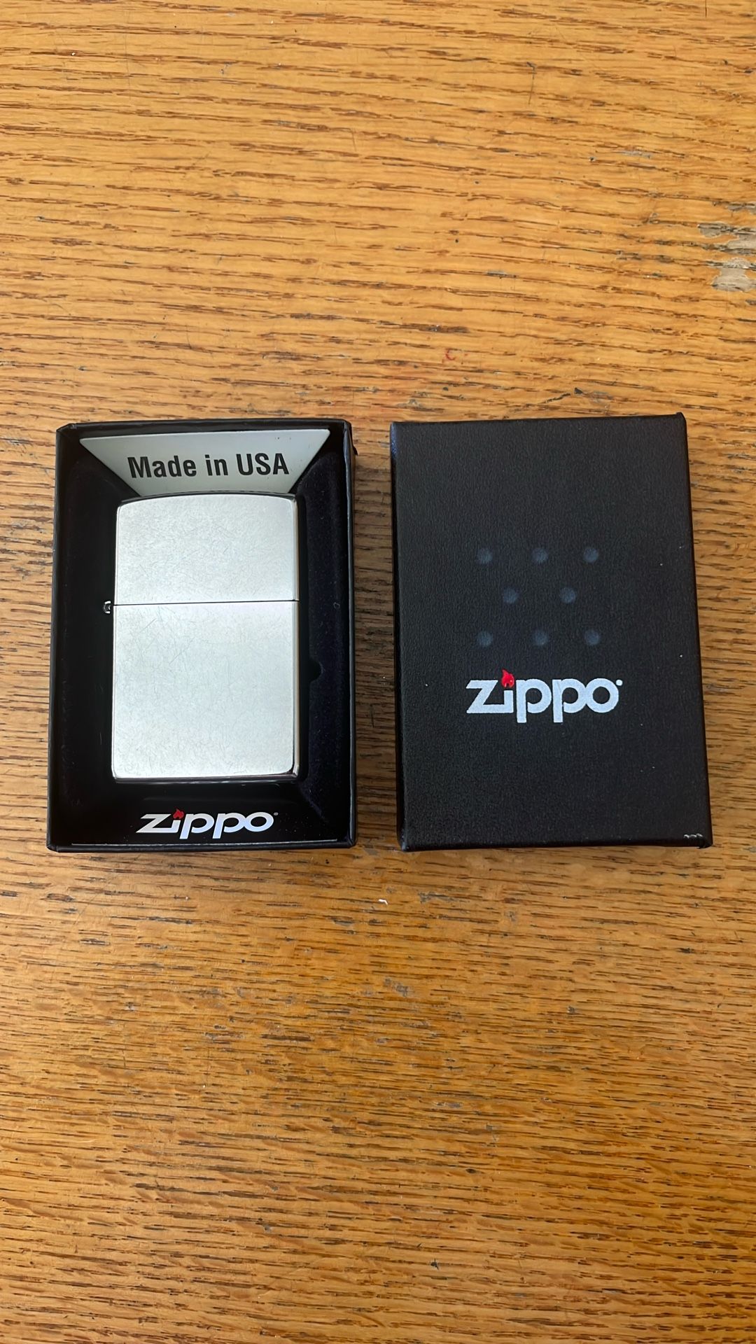 207 Regular Street Chrome Zippo Lighter
