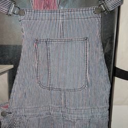 Overalls. Blue/White Striped. Workwear. Like New.