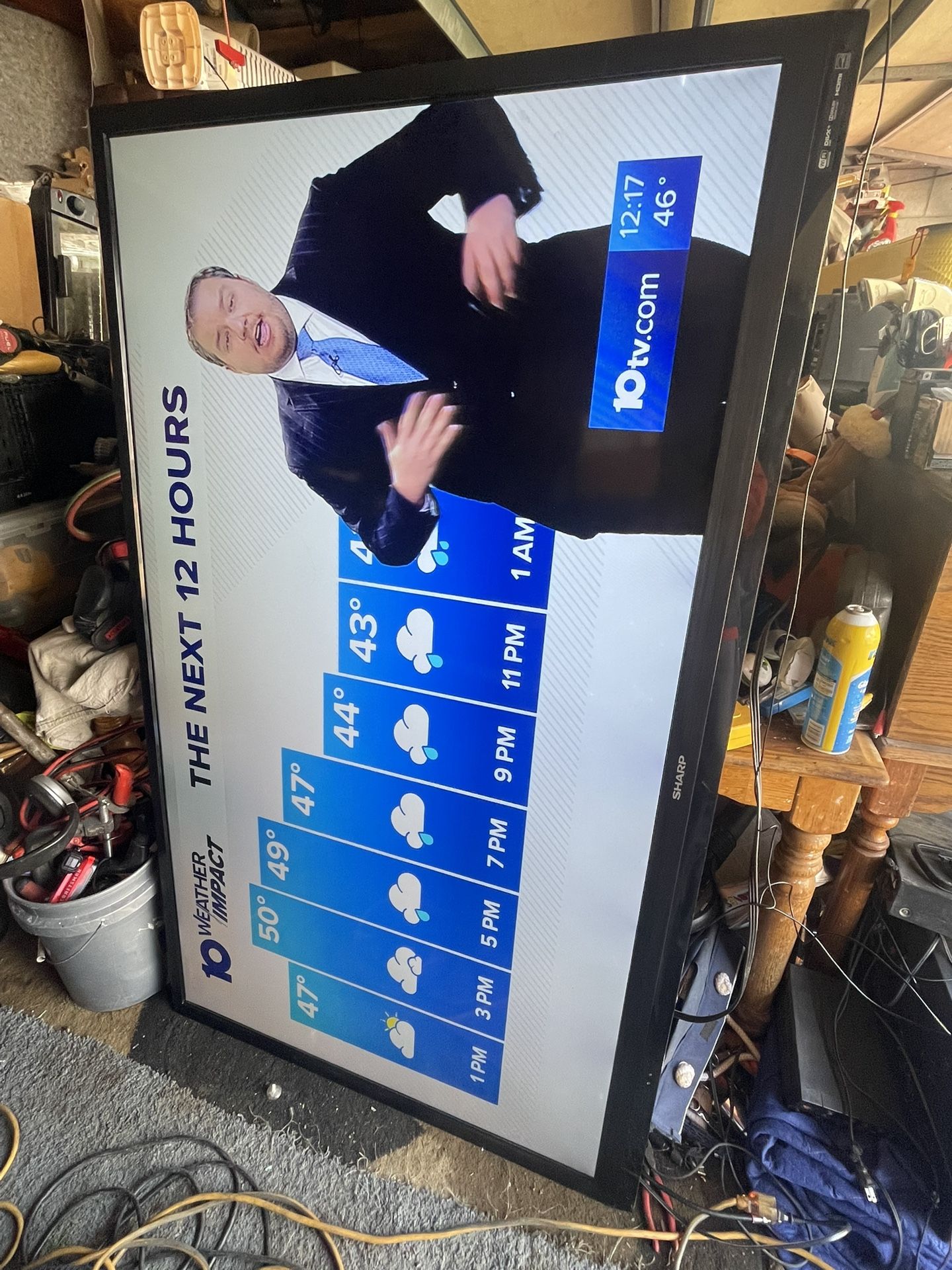 Sharp aqua 70 inch flatscreen TV