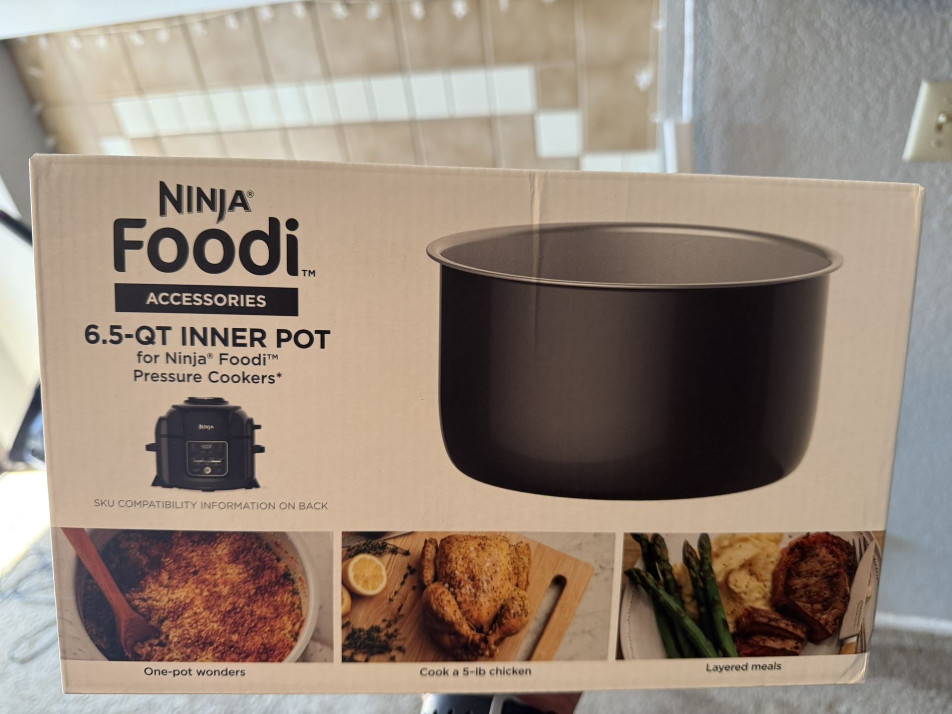 6.5qt Ninja Food Pot. Brand New In Box(wrong Size For Mine)