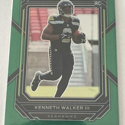 2022 Panini Prizm Kenneth Walker III Rookie Card Green