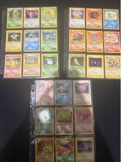 First edition Pokemon card collection