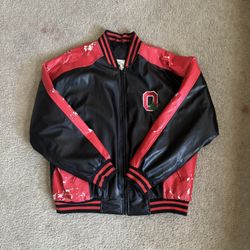 STEVE & BARRYS ohio state leather jacket