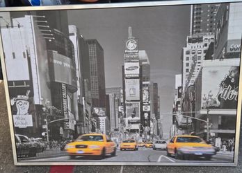 Framed New York City Times Square Print