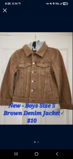 New - Boys Size 5 jacket $10
