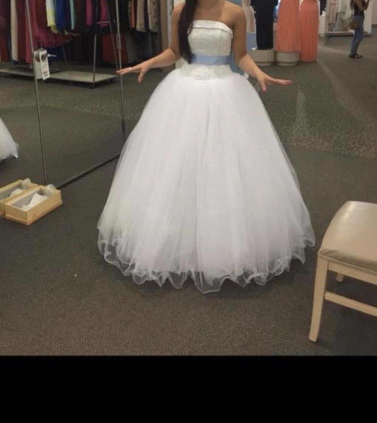 Size 4 David’s Bridal “Cinderella” Wedding Dress