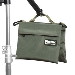 PHOTTIX (GREEN) Sand Bag Photography Lights - Studio 