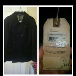 All saints spitafield pea coat