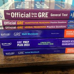 GRE prep Books Bundle