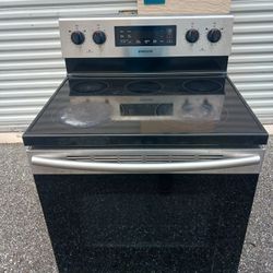 Samsung Stainless Steel Glass Top Range Stove Oven 
