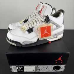 Jordan 4 White Cement (2016) - Size 8.5