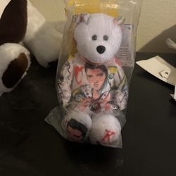 Elvis limited Edition “King Of Hearts” #005 plush bean bear
