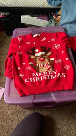 Crismas Sweater For Kids 8 Y $5