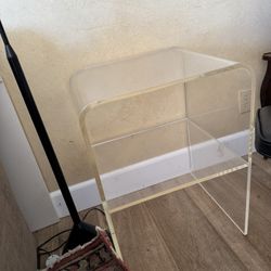 Lucite Side Table