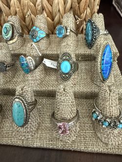 Rings Sterling Sizes 9-10 