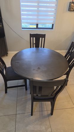 Juego de Comedor Rustico expandible
