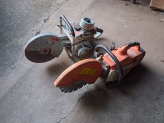 2 concrete saws 1 STIHL 1 TARGET NATIONAL