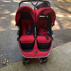 Britax Double Red Stroller