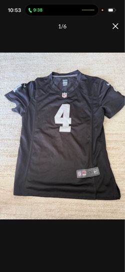 Vintage authentic Nike on filed Los Angeles raiders Carr jersey woman’s size XXL, not lynch, Jackson, jeanty, Mendoza, Reebok, Mitchell & ness