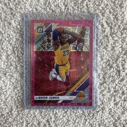 LeBron James optic pink numbered /79