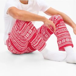 GAP Print Soft Flannel Pajama Pants-M
