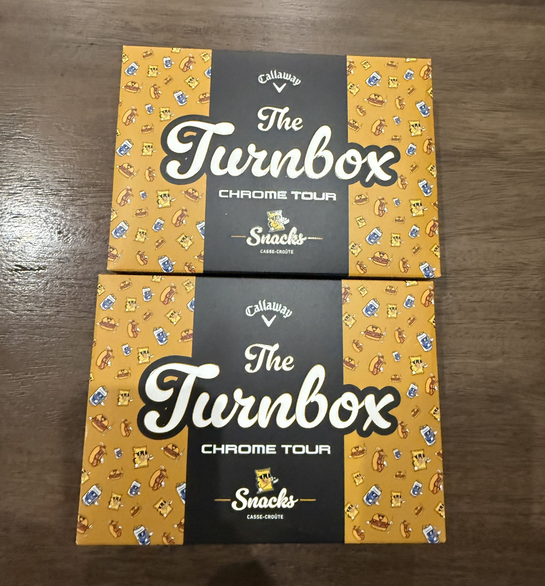 NEW GOLF BALLS Callaway Chrome Tour The Turnbox snacks 1 or 2 dozen