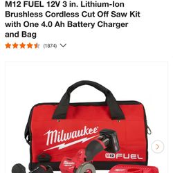 Milwaukee Cut Off Saw Kit