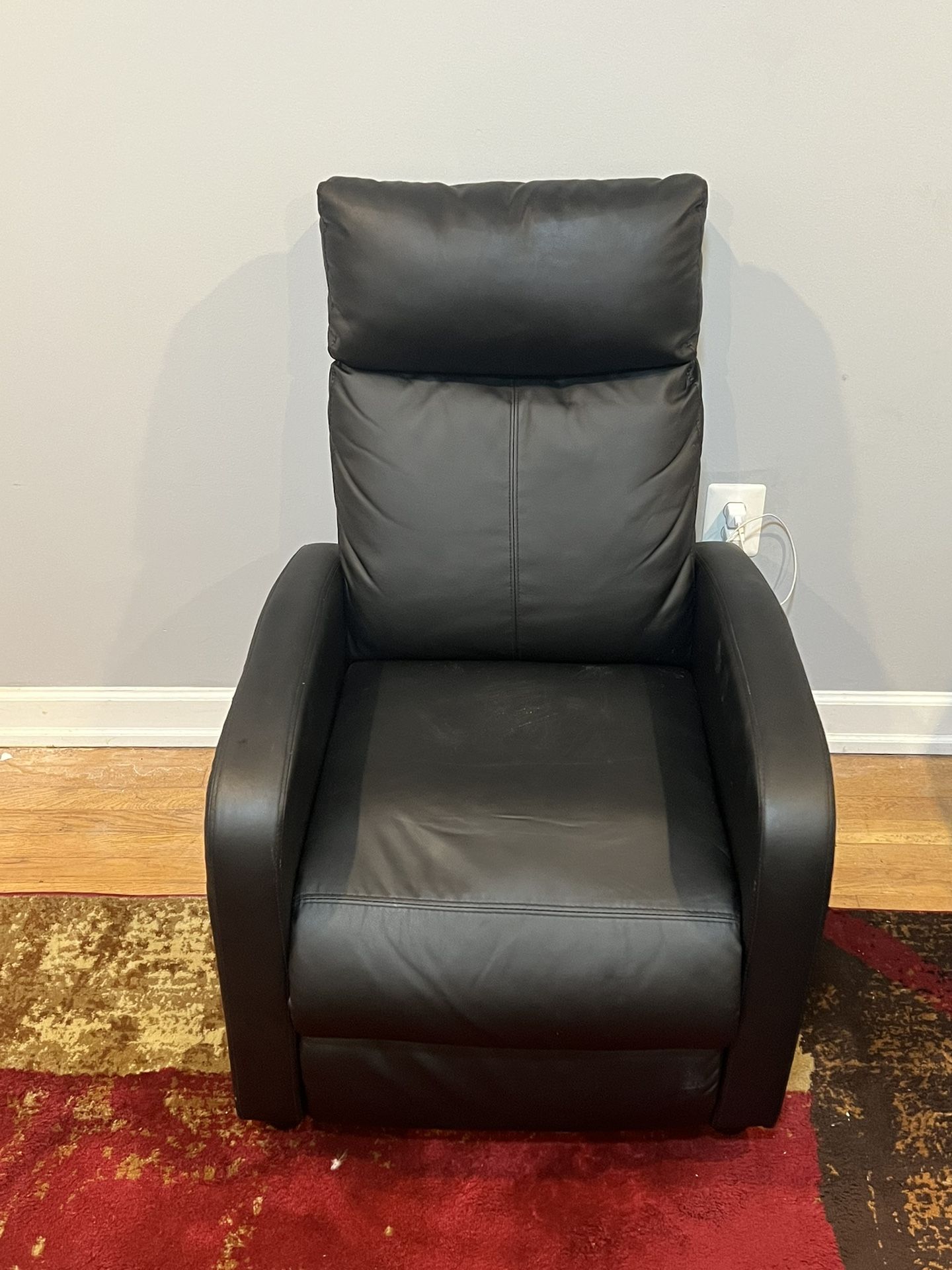 Faux Leather Recliner