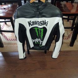 Kawasaki Small Heavy Leather Jacket 