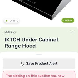 Never Installed Range Hood