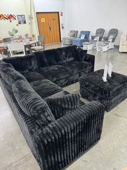 New black sectional