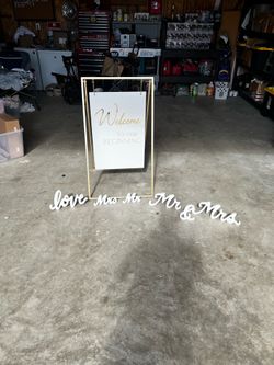 Wedding signs
