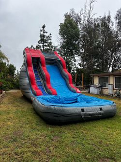 16’ MARBLE GREY WATERSLIDE